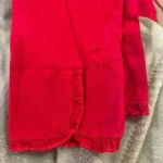 Motherhood Women’s Red  Maternity Button Up Photo 9