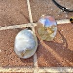 Mother of Pearl and Silver pendant and ring set Photo 4