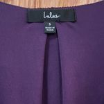 Lulus Wow Factor Purple Metallic Surplice Plunging Neckline Romper Size Small Photo 9