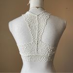 Aerie  | White Lace Racerback Bralette Sz S Photo 4