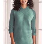Soft Surroundings Bohème Sweater in Dusty Teal Photo 0