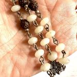 Lucky Brand lariat beaded flower necklace Photo 7