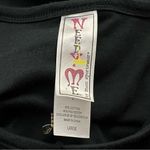 Christmas Needle Me Long Sleeve Top Metallic Ornament Graphic Black L Size L Photo 2