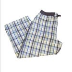 Jockey Plaid 100% Cotton Pajama Pants Blue Size L Photo 0
