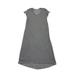 *Pure Jill Maxi Dress Womens L Brown 100% Cotton Coastal Granola Lagenlook Boho Size L Photo 1