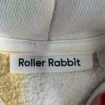 Roller Rabbit  S Small Tie Dye Heart Love Hoodie Sweatshirt Embroidered USA Made Photo 4