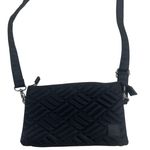 IHKWIP Triple Entry Quilted Crossbody Wristlet Strap Black Travel Vacation Purse Photo 0