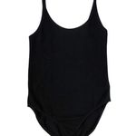 EXPRESS One Eleven Caged Back Black Strappy Bodysuit Photo 3