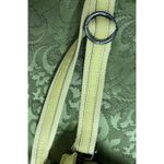 The Sak  Tassel Pebbled Leather Crossbody Bag Yellow Adjustable Strap Photo 10