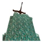 Max Studio  Women’s Sheath MIDI Dress~SMALL~3/4 Sleeve GREEN Floral Poly LINED Photo 5