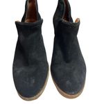 Jeffrey Campbell  Size 8.5 Black Suede Slip On Cut Out Ankle Block Heel Booties Photo 1