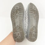 Simply Southern Womens Size 10 Slip On Shoe Breeze Grey/White Photo 7