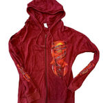 Womens Sturgis maroon zip up jacket Red Size M Photo 0