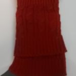 Lace Boot Cuffs/Warmers Wine/White Winter Balletcore Cozycore Tomato Girl Comfy Purple Photo 2