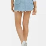 Hudson Jeans Two Toned Jean Highwaisted Skirt Photo 1