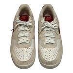 Nike Court Vision Low Sneakers White / Red Swoosh Women’s Size 9.5 Photo 6