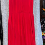 Red Sleeveless Flowy Dress Size XL Photo 0