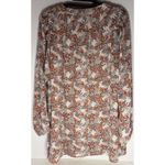 Loft Floral Print Blouse Long Sleeve Women's Size L Boho office workwear Photo 5