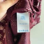 Boden USA Boden Carla Dress in Confetti Spot Burgundy printed Bow Tie Womens Size 4 Photo 5