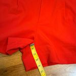 A New Day  Women’s 14 Red Stretch Midi Shorts Pleated Pockets Corpcore Girl Boss Photo 3