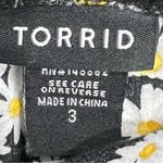 Torrid size 3 babydoll spaghetti strap tank Daisy lace FLAWED Photo 10