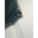 Vintage Whiting and Davis Black Metal Mesh Clutch Bag‎ Lucite Handle Retro Photo 5