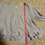 Free People  Waiting on Summer Smocked Crop Top Lilac Lavender Purple- Size Small Photo 8