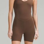Lululemon NWT Align Bodysuit 6" Java - Size 2 Photo 0