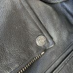 Harley Davidson Jacket Mens Large Skull Leather Biker Motorcycle 97037 Photo 3