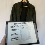 Coaco New York Dark Olive Green Womens Jacket Size S Zip Photo 5