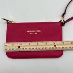 Michael Kors  Hot Pink Wristlet‎ with Zip Closure Colorful Preppy Designer Photo 9