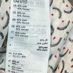 Billabong Shout It Out Geo Print Wide Leg Linen Puff Sleeves Beach Jumpsuit Sz M Photo 9