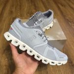 On Cloud Heather fossil running athletic training shoes sneakers women’s 9 new Blue Photo 1