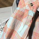 BDG NWOT Urban Outfitters Plaid Cropped Shirt Oversized Cotton Green/Orange M Photo 8