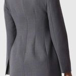 & Other Stories & Other Stories Heather Grey Structured Blazer Tailored Wool Dress Size 10 Large Photo 1