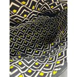 Vera Bradley  La‎ Neon Rose Quilted Floral Handbag  Satchel Green Yellow Black Photo 6