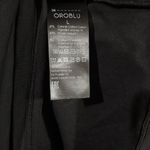 Oroblu Perfect Line Cotton T Shirt Womens Large Black Solid Long Sleeve Blouse Photo 8