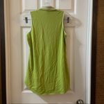 89th and Madison Green/White Striped Sleeveless Top Photo 6