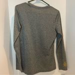 Nike  Women's Gray Long Sleeve Tee with Bold Print Photo 4