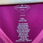 st. john's bay  Active | Petite Pink Quik-Dri V-Neck Athletic Top | PXL Photo 5