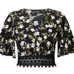 Miss Selfridge  US Size 2 - Tie Back Crop Top Photo 4