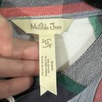 Matilda Jane Coming to Town Plaid Shirt Dress Women's Size M Holiday Pintuck Photo 3