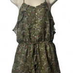 Hommage Floral Chiffon Romper Photo 0