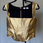 House Of CB  'Karia'‎ Gold Corset Top NWOT size L Photo 8