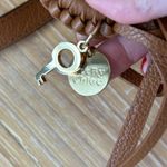 See By Chloe  Joan Crossbody Shoulder Bag Brown Leather Suede Ring Accent Photo 6