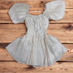 For Love & Lemons NEW- NWT Mini Mia Dress Soft Ivory – Size Small – SOLD OUT Photo 5