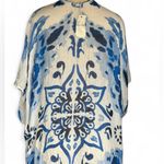 Moss Rose Women's Beach Cover up Swimsuit Kimono with Bohemian Floral Print NWT Blue Size undefined Photo 12