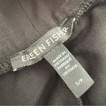 Eileen Fisher Wide Leg High Waist Jersey Pants Black Sz S Photo 5