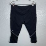 Lululemon Women 10 Black Hop To It Crop Full-On Luxtreme Pockets Athleisure Photo 3