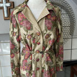 Custom handmade gold floral roses sparkle dress one of a kind small Photo 2